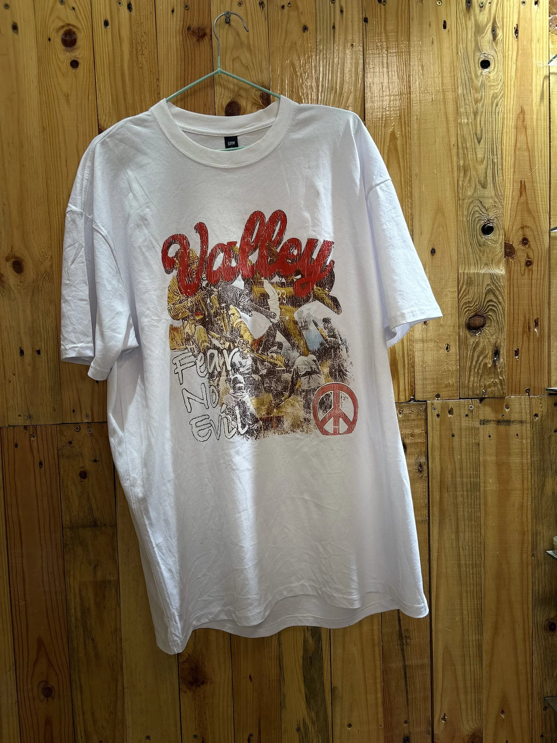 T-shirt blanc graphique Valley