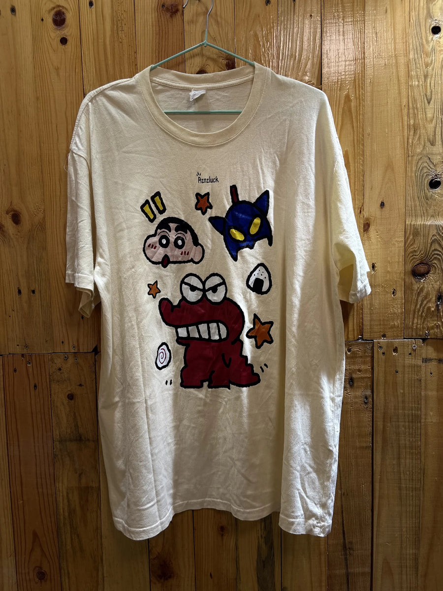 T-shirt blanc illustration pop