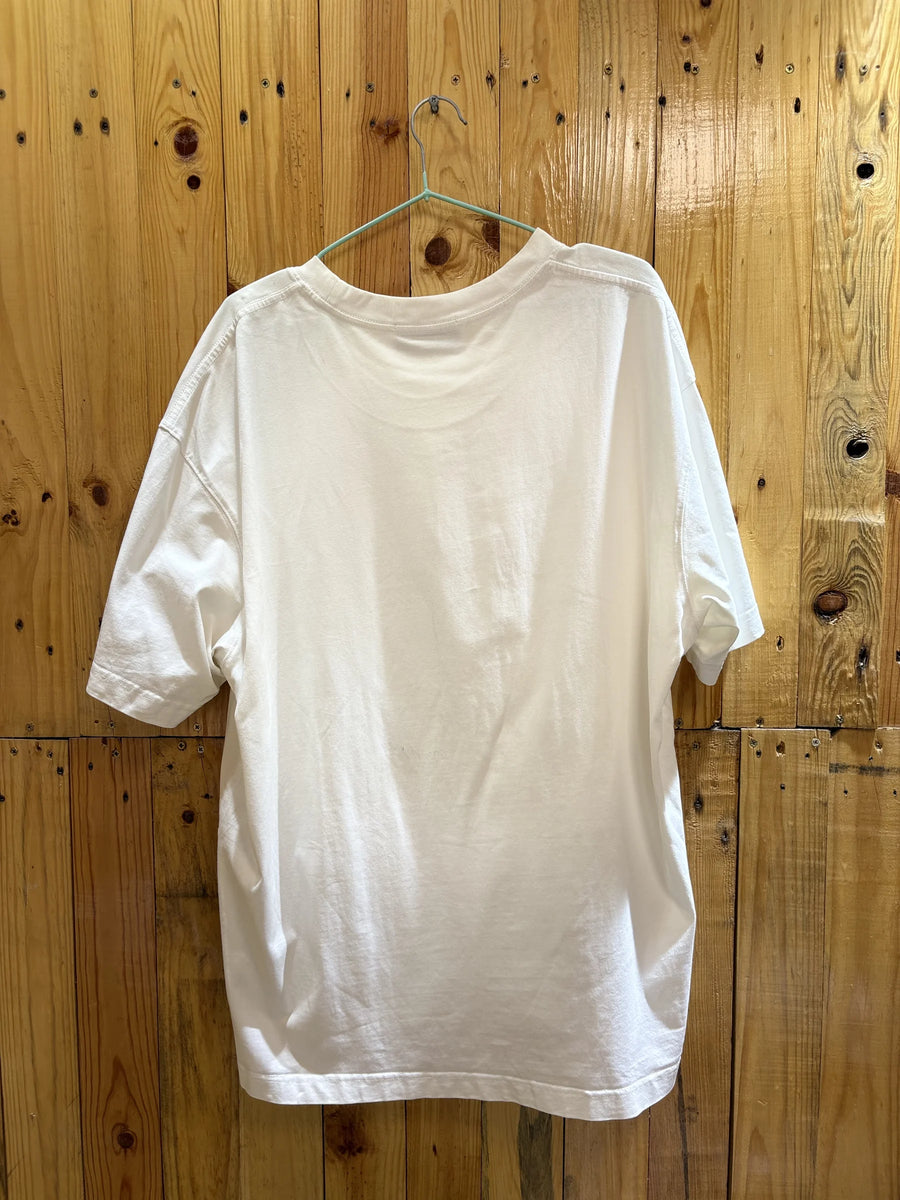 T-shirt blanc premium minimal