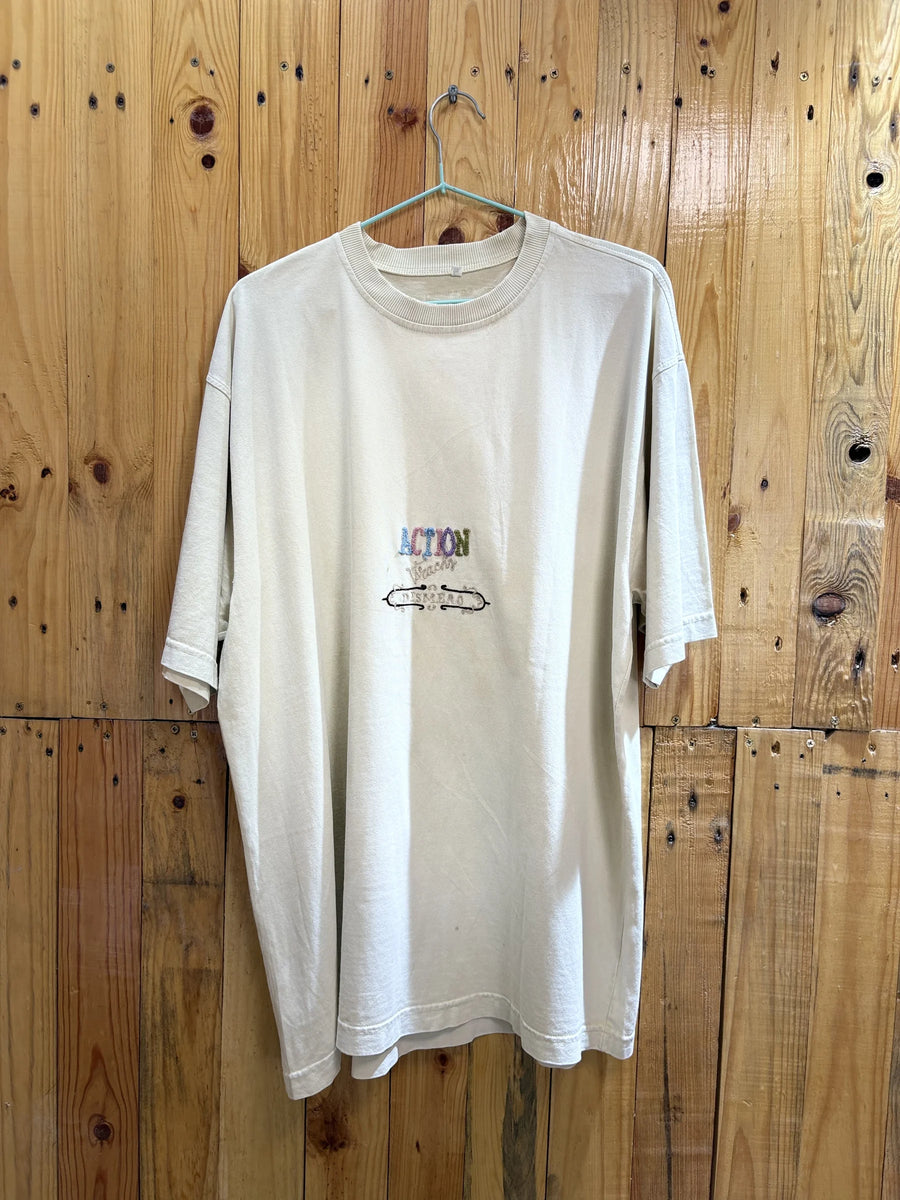 T-shirt écru motif Action
