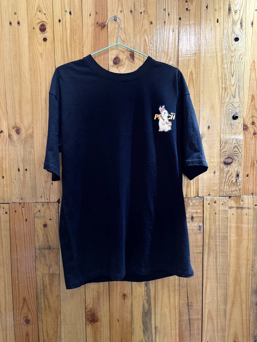 T-shirt noir mini illustration
