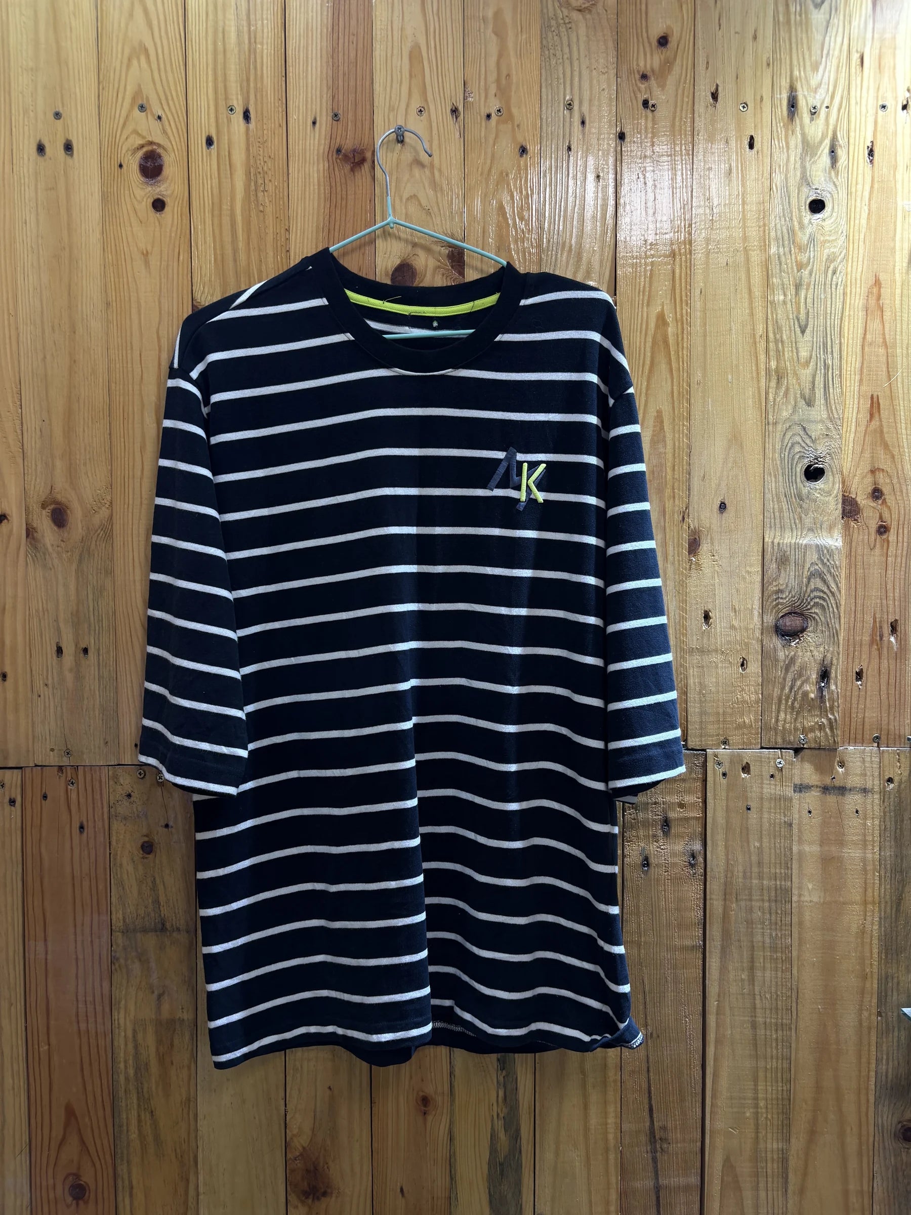 T-shirt rayé marine manches longues