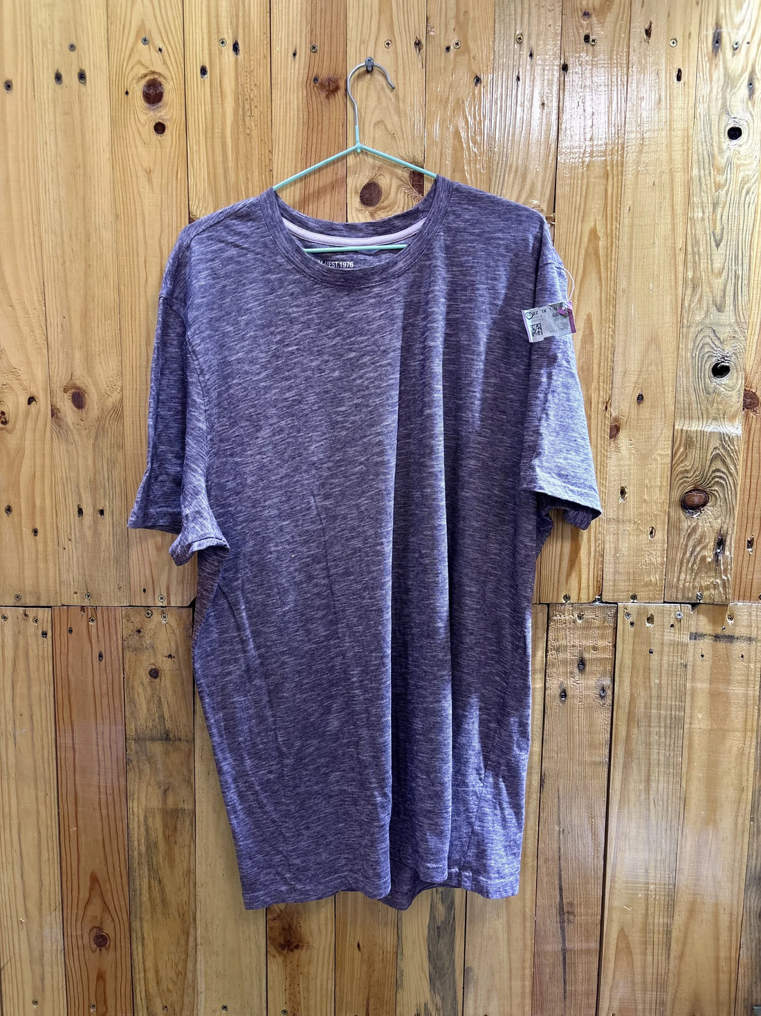 T-shirt violet chiné