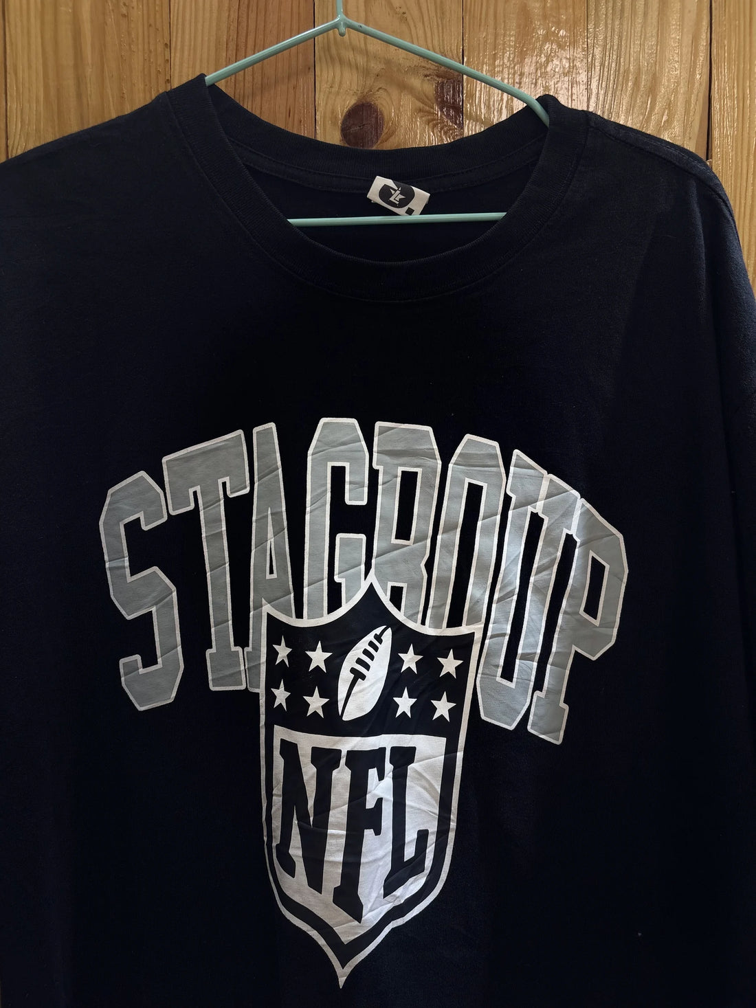 T-shirt noir football américain