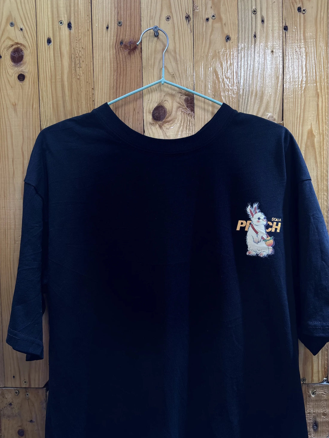 T-shirt noir mini illustration