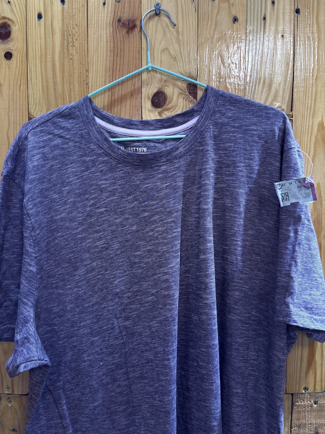 T-shirt violet chiné