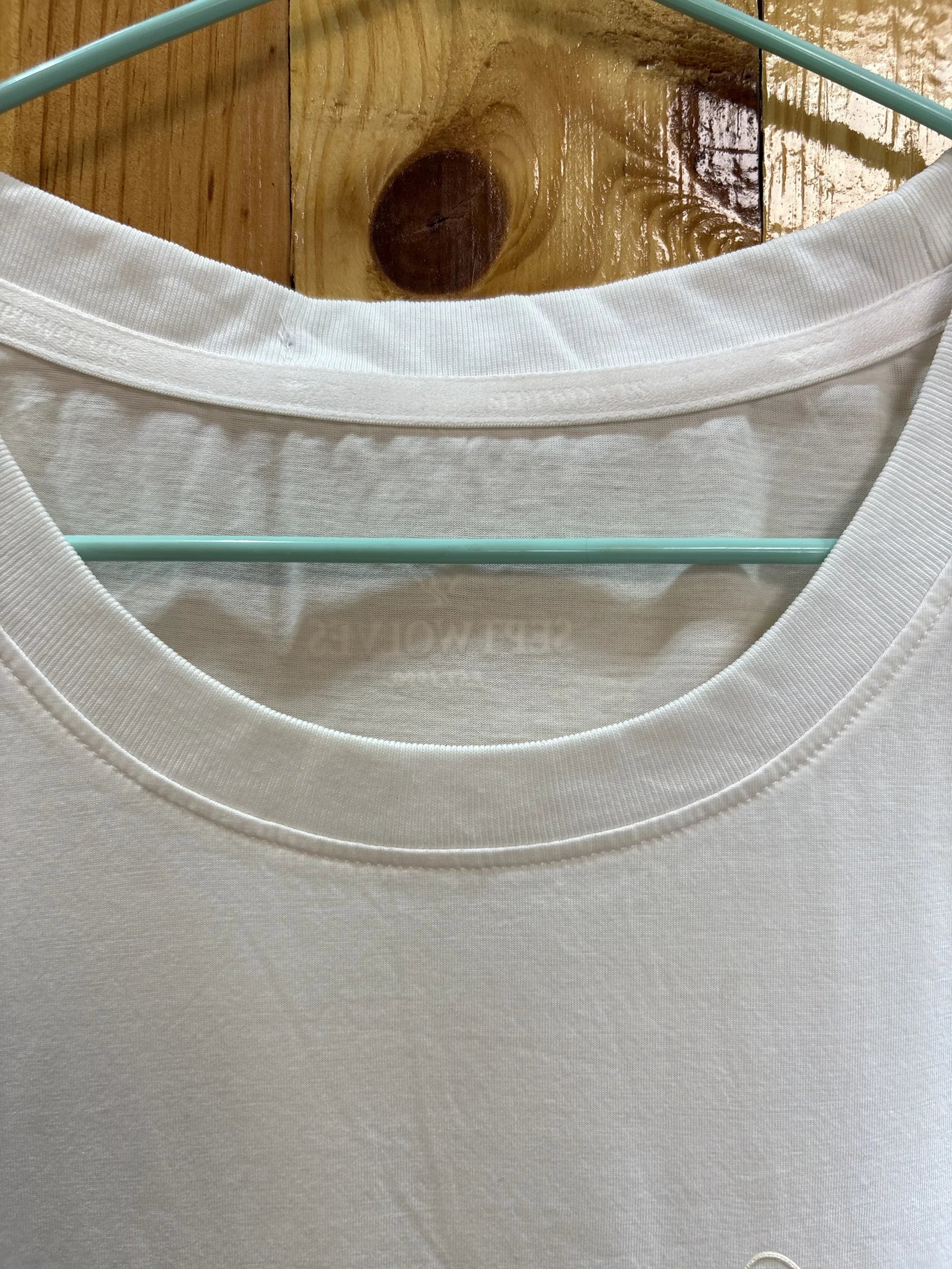 Debardeur blanc illustration abstraite
