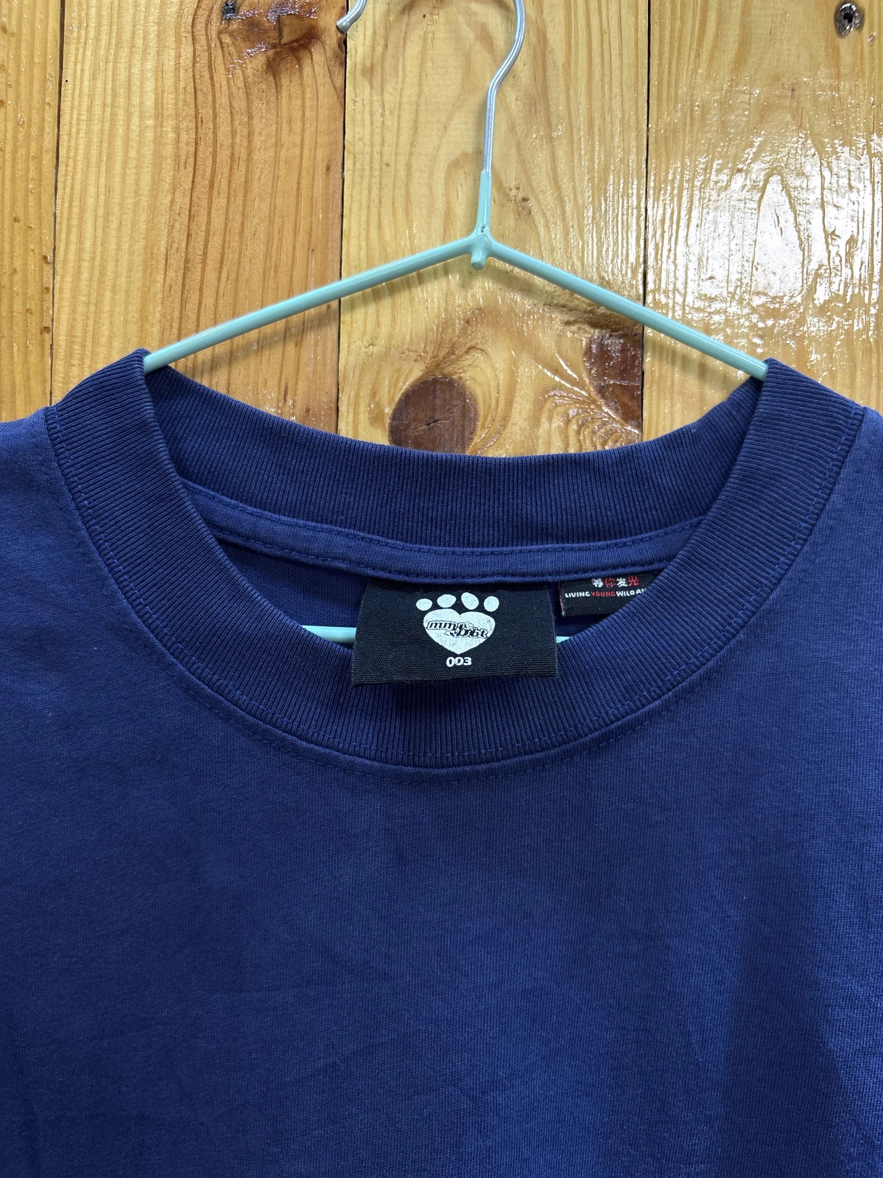 T-shirt bleu graphique M