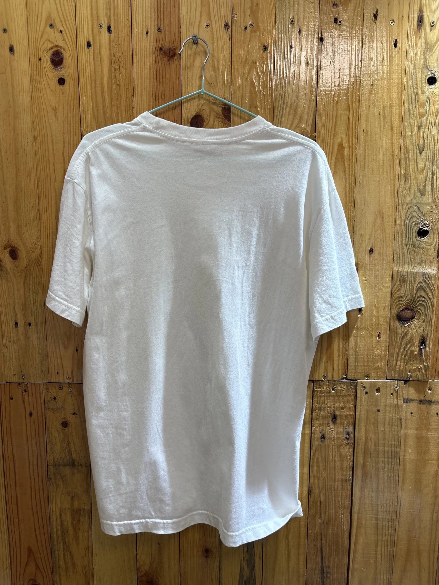 T-shirt blanc coupe droite