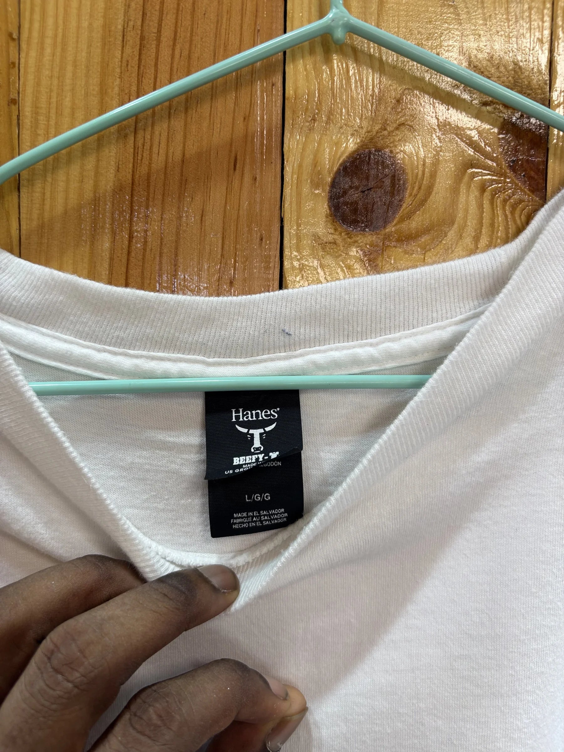 T-shirt blanc premium minimal