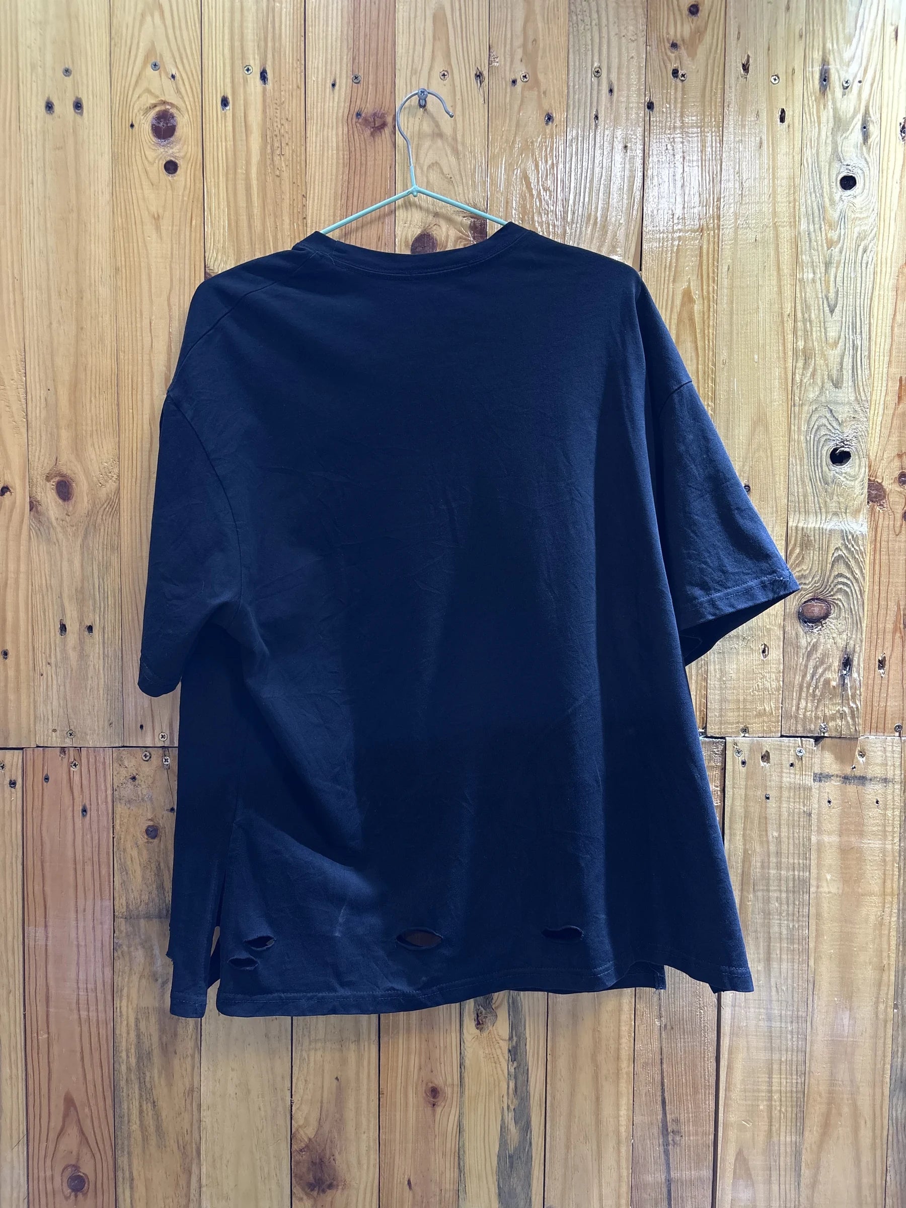 T-shirt marine graphique rétro