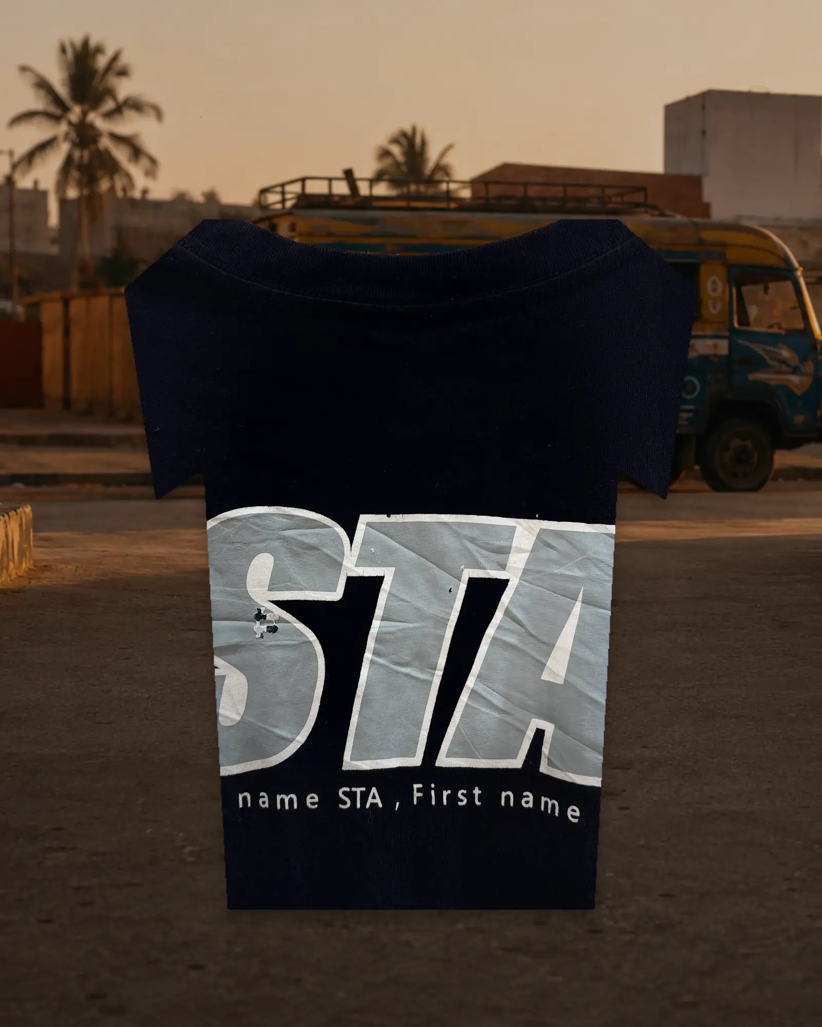 T-shirt noir STA