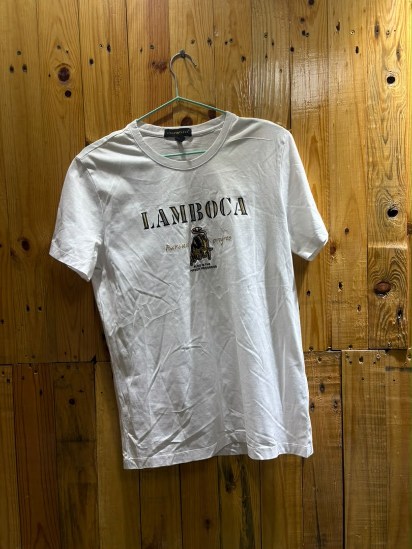 T-shirt Lamborghini Blanc