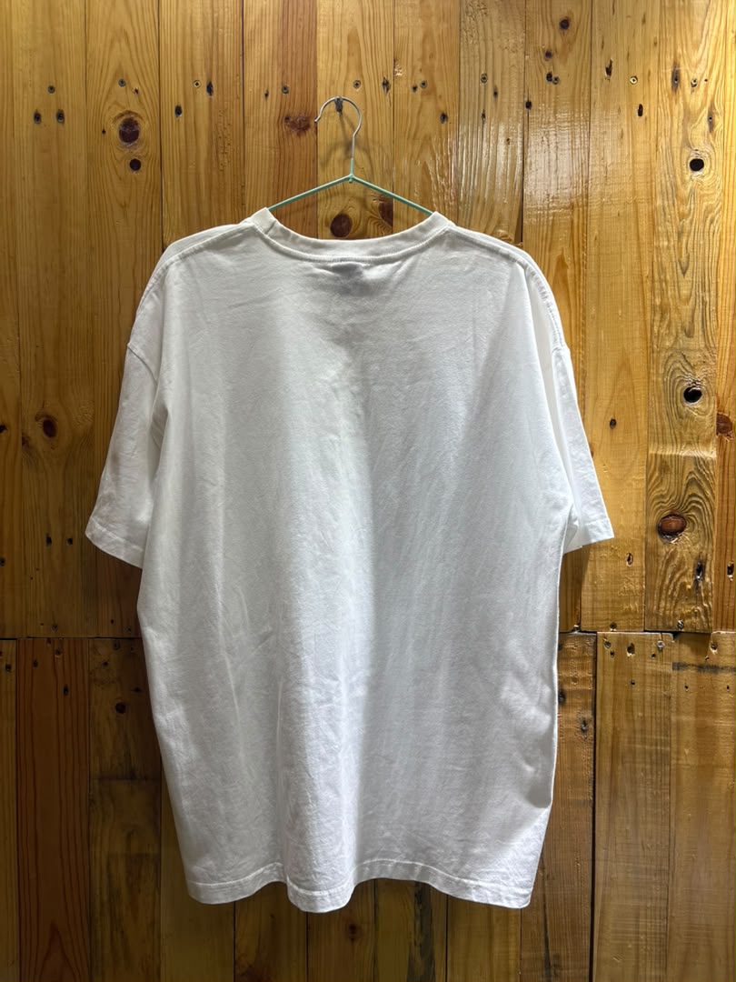 T-shirt Dog Story Blanc