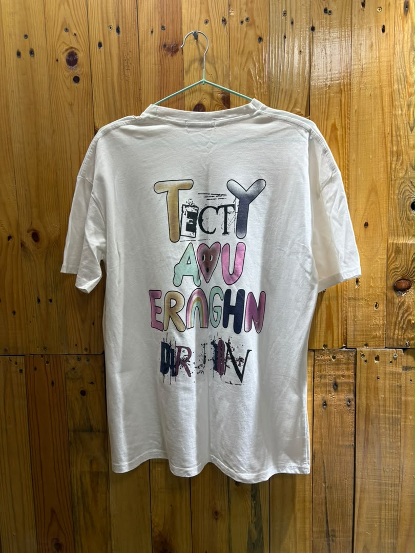 T-shirt Deep Trend Blanc