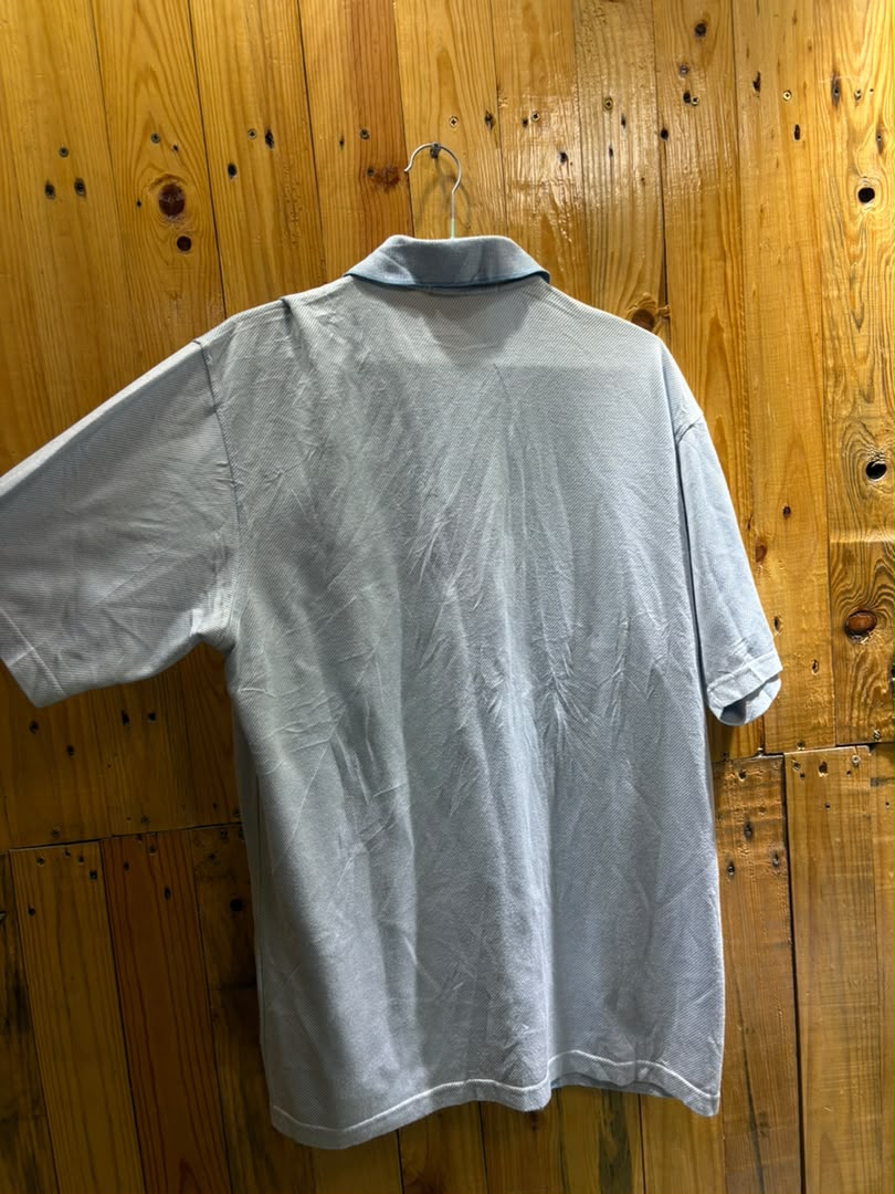 Polo Golf bleu clair Blanc